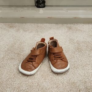 Old Soles Baby Boy Brown Leather Shoes Size EU 22 / US